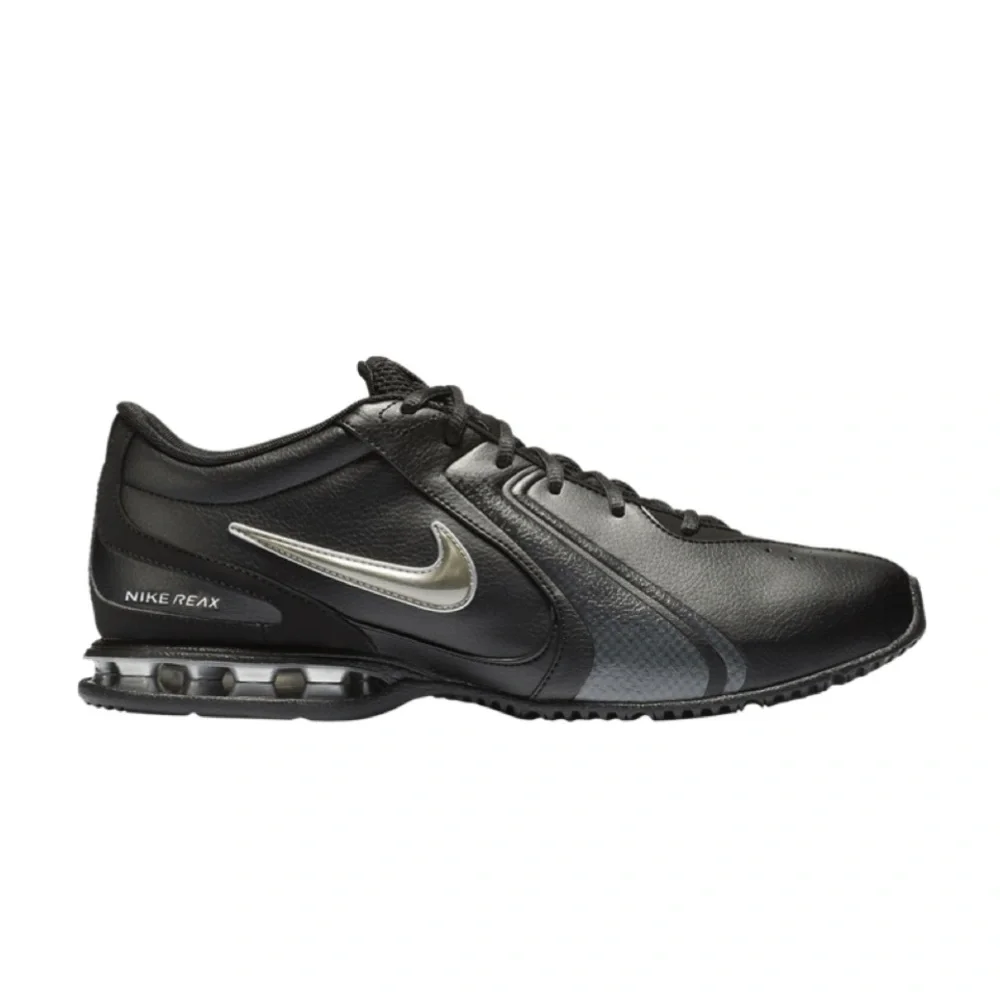 NIKE REAX TR‎ III SL CROSS TRAINER NEWSPRINT 333765-001 MENS 7.5 BLACK PREOWNED